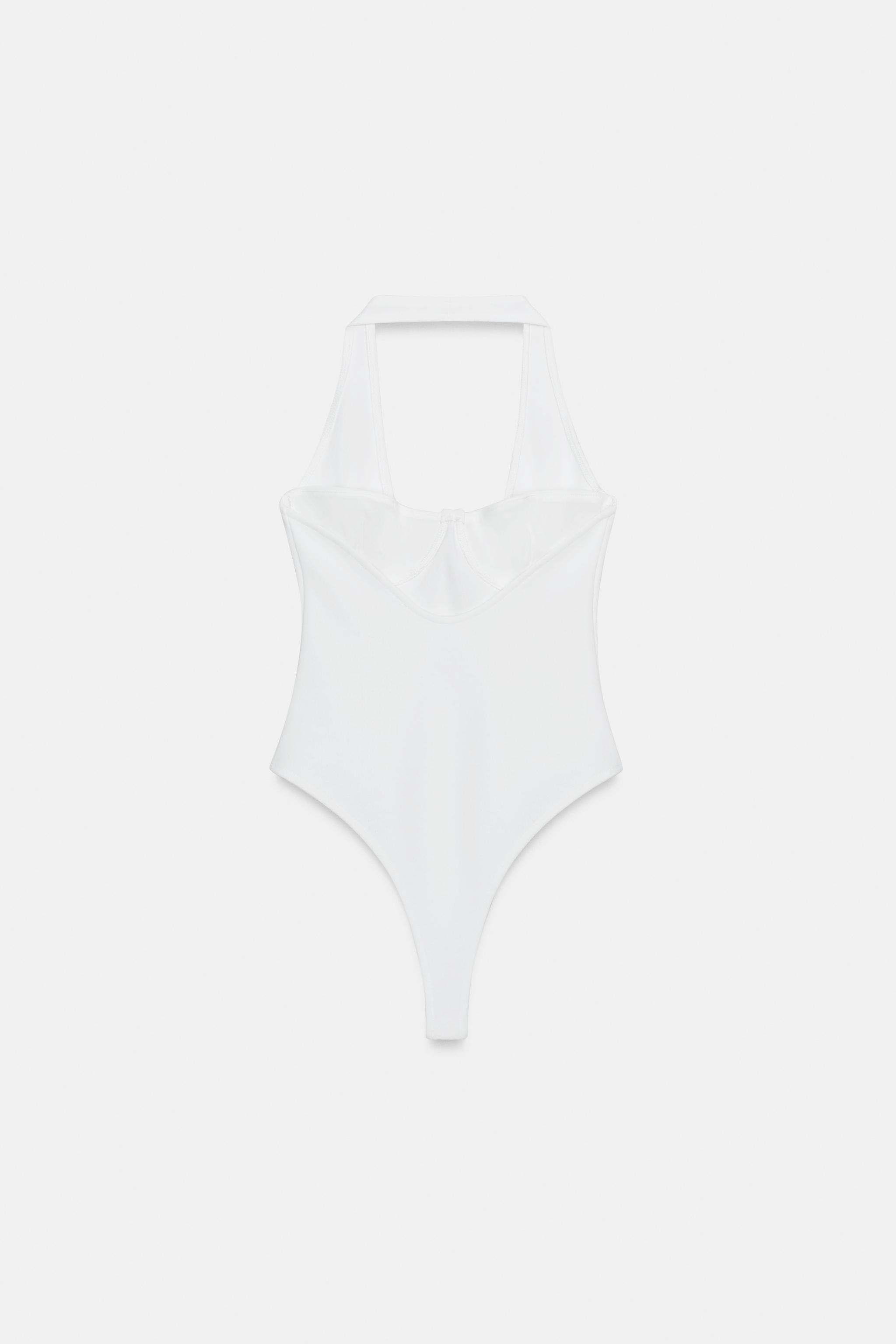 BODY HALTER EN MAILLE STRETCH